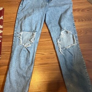Social Couture High Rise Distressed Blue Jeans Size 29